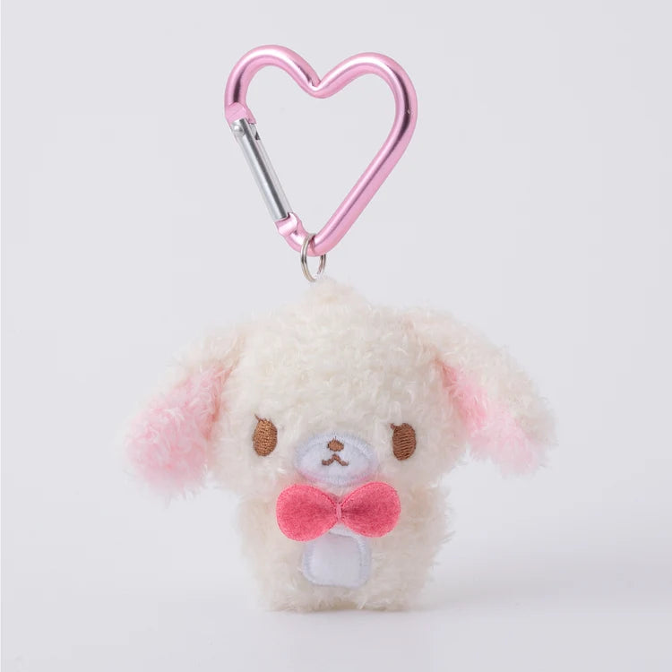 Sugarbunnies Mini Fuzzy Heart Carabiner Plush