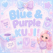 Blue & Purple Shop Kuji Tickets!