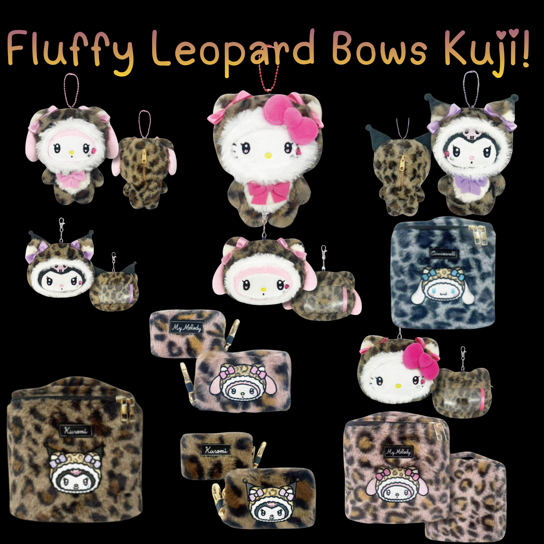 Fluffy Leopard Bows Kuji