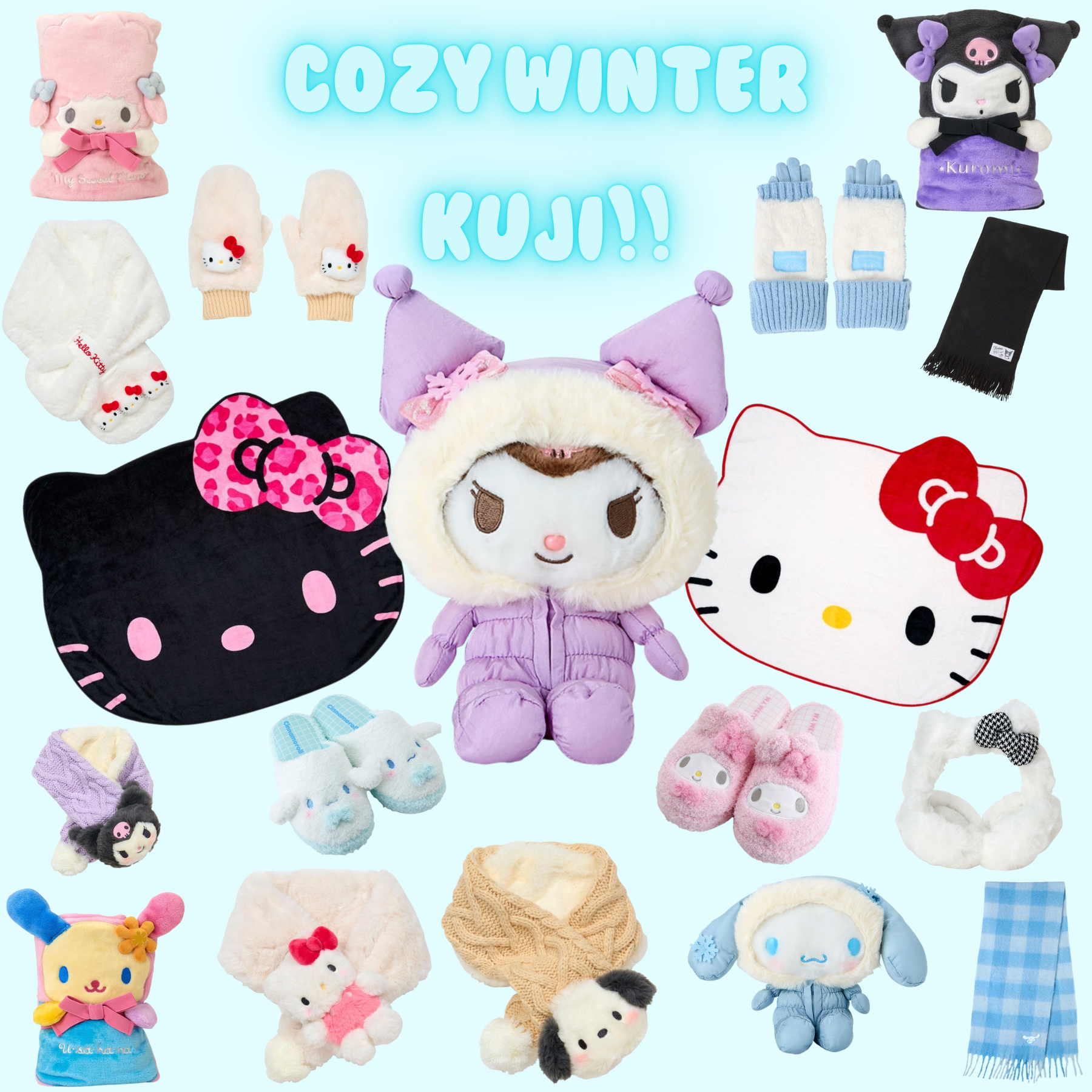 Cozy Winter Kuji Tickets!