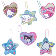 Sanrio Characters Heart Pounding Sparkly Slide Mirror