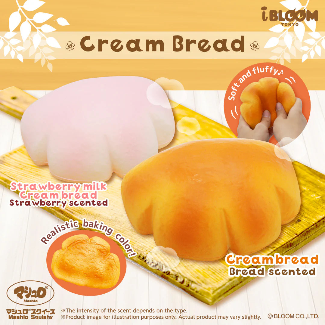 iBloom Cream Bread Squishy