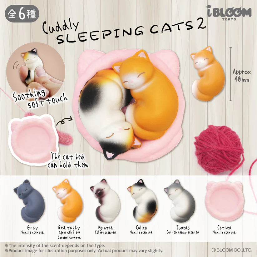 iBloom We Are The Cat Curled Up Vol.2 Squishy Gachapon