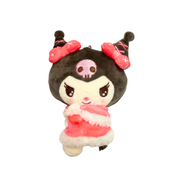 Kuromi Avail Christmas Plush Mascot [Red Dress]