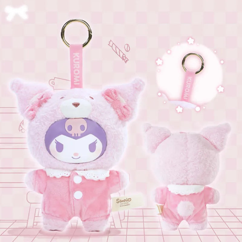Kuromi Latte Plush Peach Berry