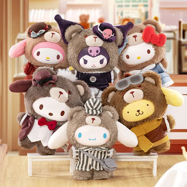Top Toy Sanrio Characters Afternoon Tea Plush Pendant Blind Box