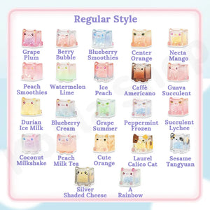 Square Cat Ice Cube Glow In The Dark Series Blind Bag