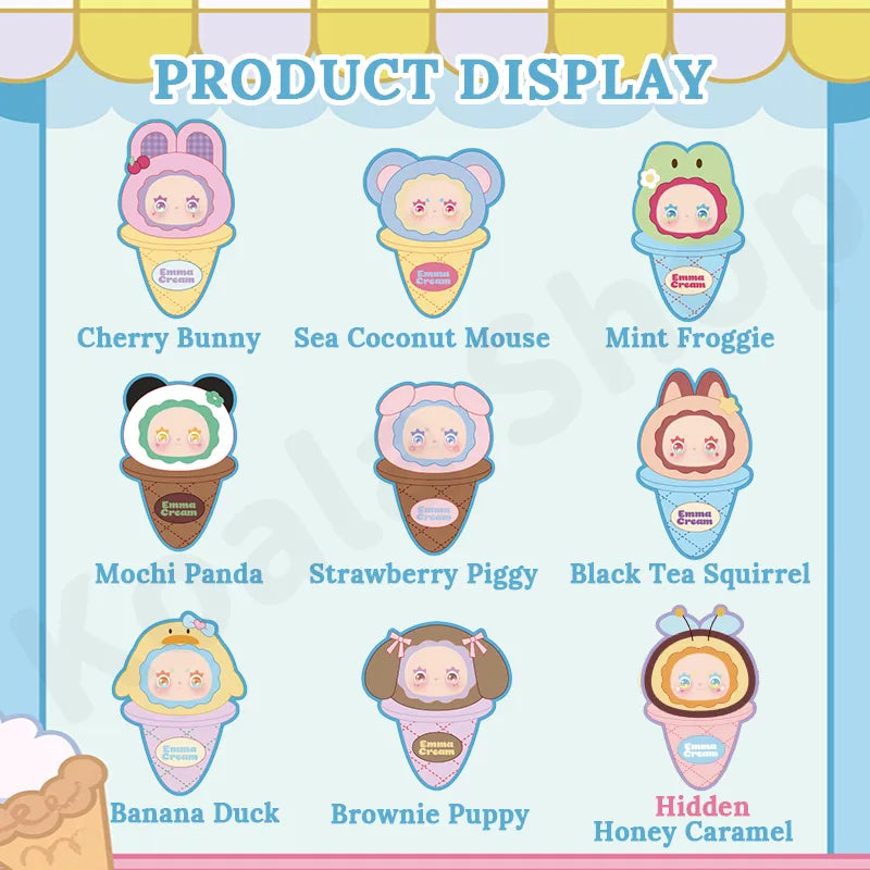Lovely Emma Scoop Ice Cream Series Plush Blind Box