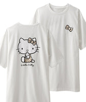Hello Kitty 3L Cheetah Tunic Shirt [White]

