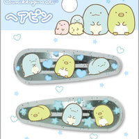 Sumikko Gurashi Glitter Hair Clip Set [Blue]