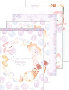 Sugarcocomuu "Lolli and Pop's Candy Day" Memo Pad