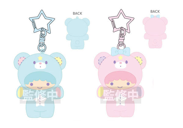 Little Twin Stars Flocked Mascot Set