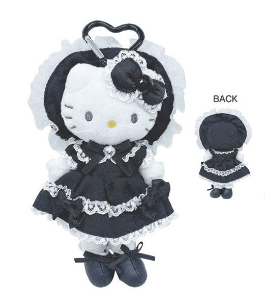 Hello Kitty Style Up Lolita Plush Mascot [Black]