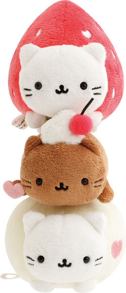 San-X Universe Heart Plush - Nyannyannyanko Parfait