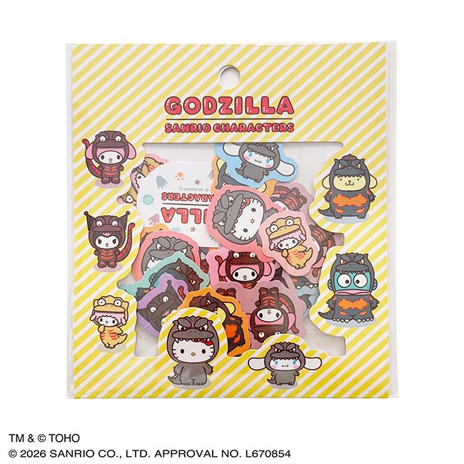Godzilla x Sanrio Sticker
