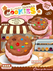 Zoey Rainbow Chip Cookie Sandwhich Squishy