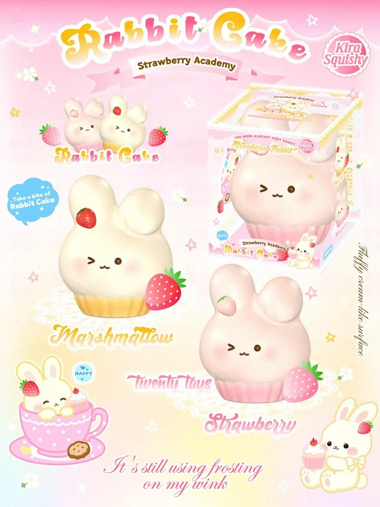 Lisa Kira Rabbit Cake Squishy