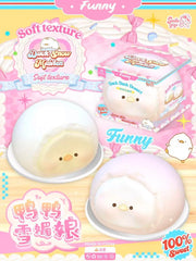 Smilegogo Duck Snow Maiden Dessert Squishy