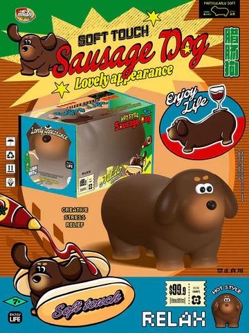 Mido Sausage Dog Squishy