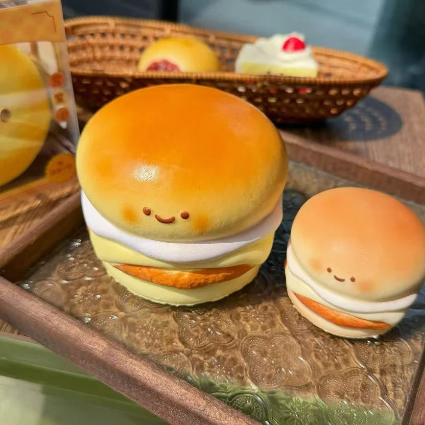 Moozy Large Burger Squishy