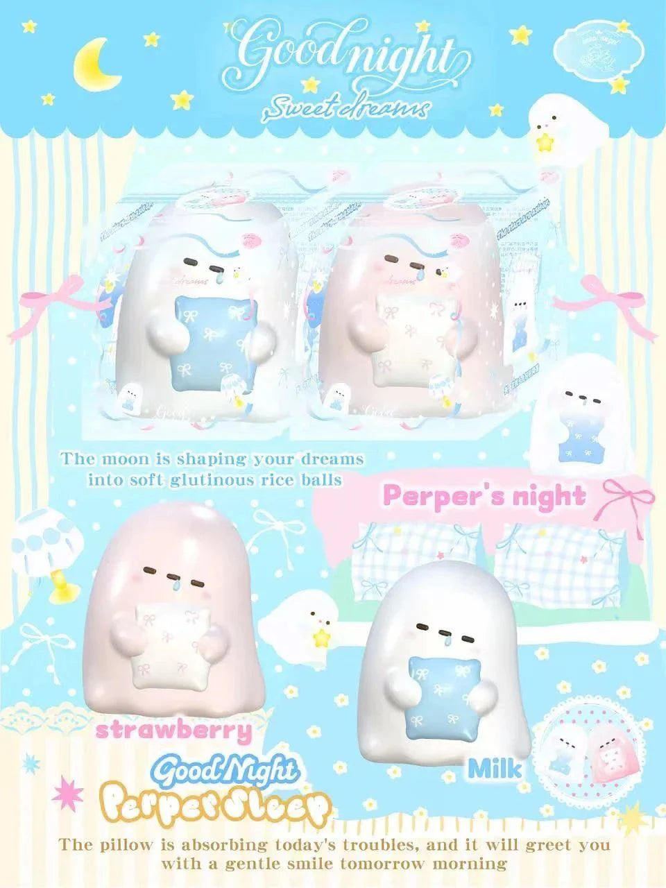 Lisa Sleepy Ghost Squishy