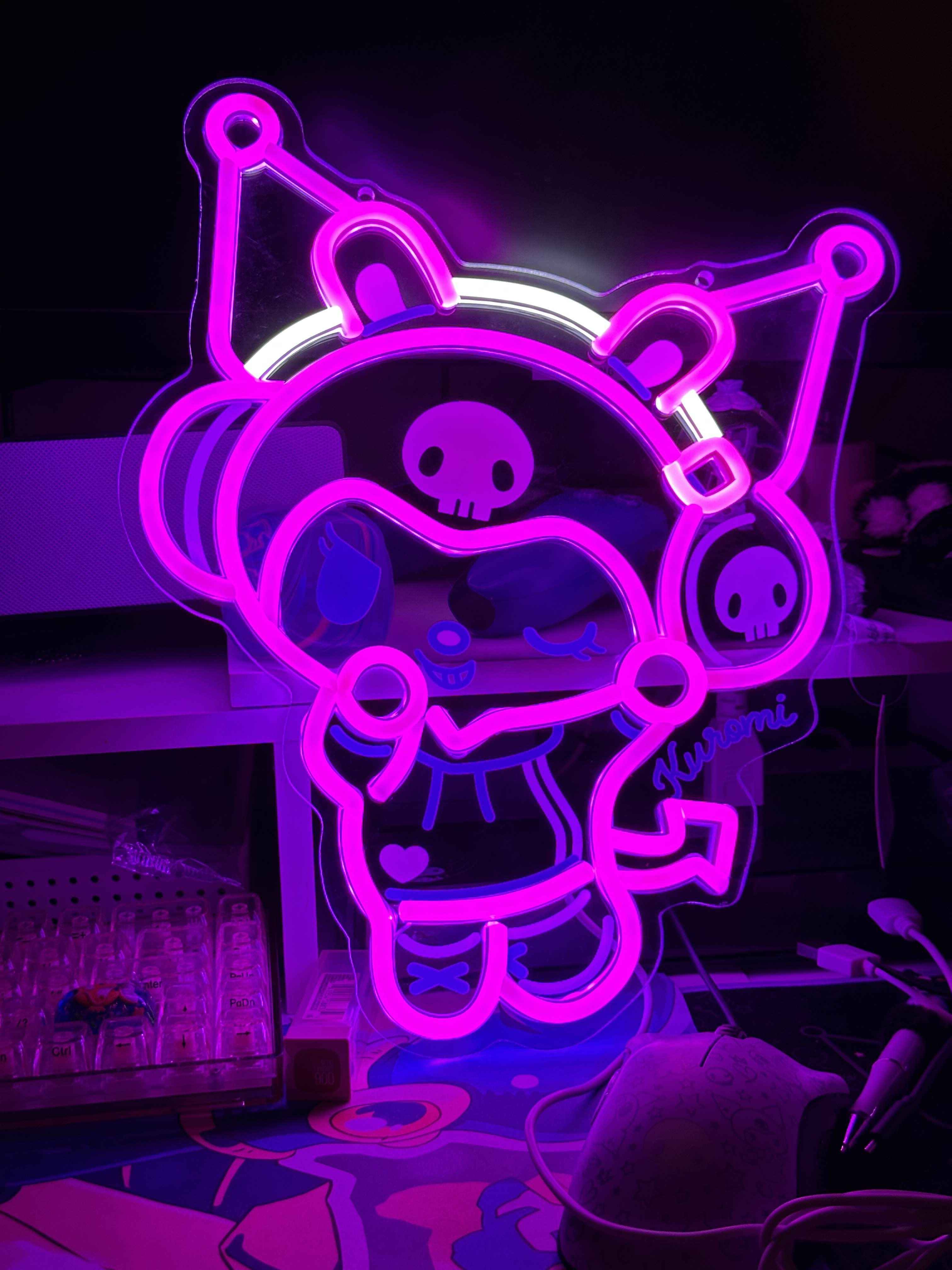 Donki Exclusive Kuromi Neon Light – CharmsLOL