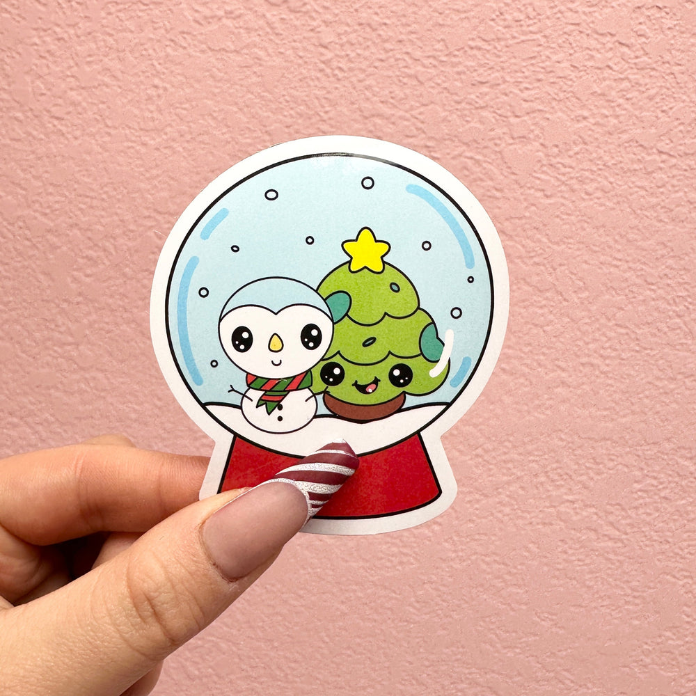 Minty & Charmy Snow Globe Sticker