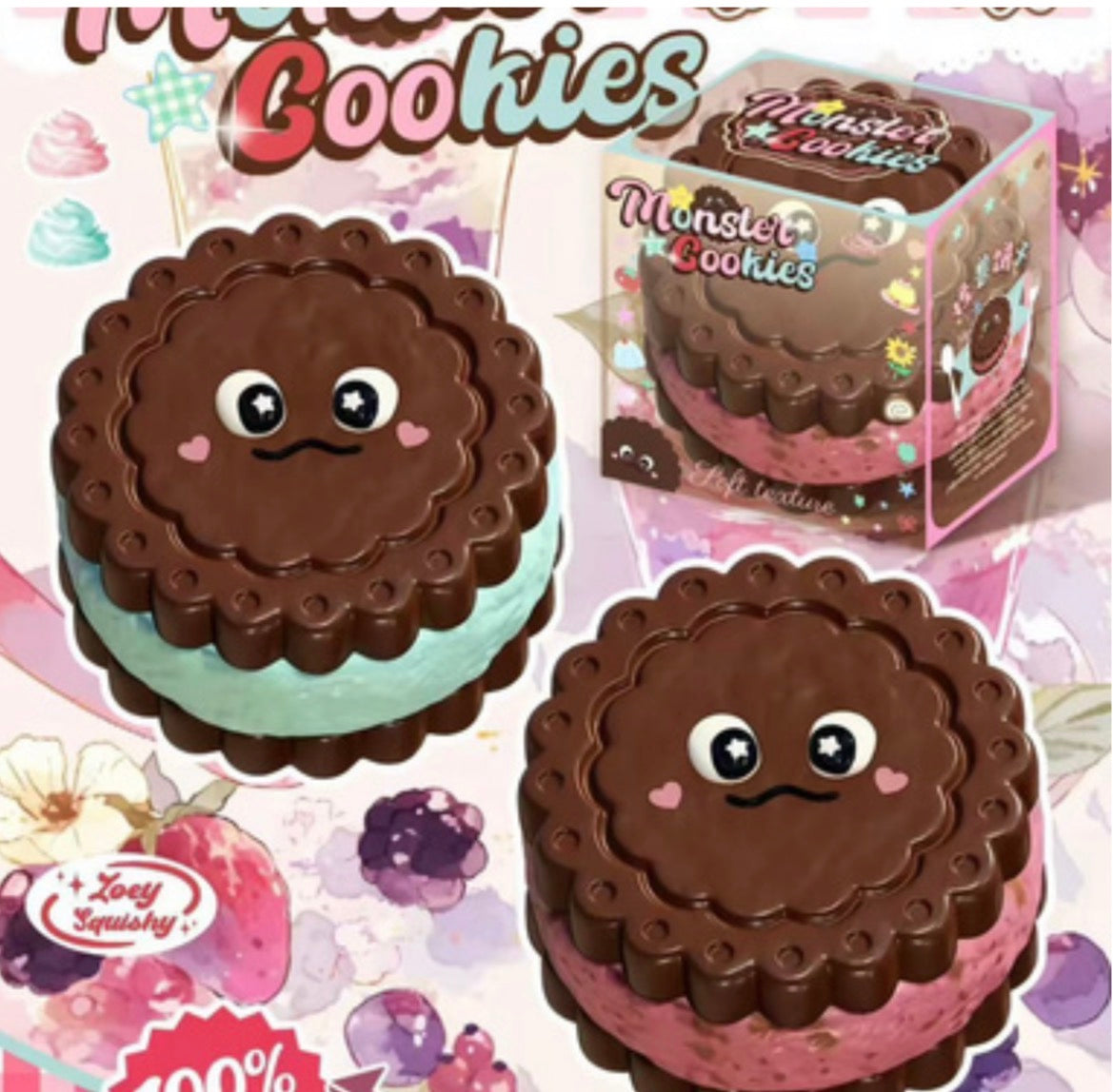 Chocolate Sandwhich Cookie Squishy