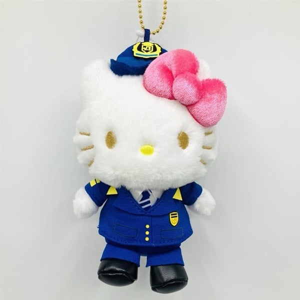 Hello Kitty Shinkansen Captain Plush Mascot