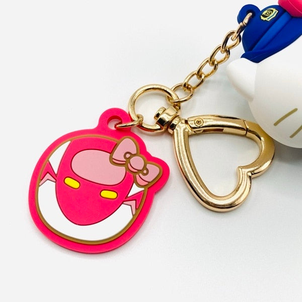 Hello Kitty Shinkansen Captain 3D Keychain