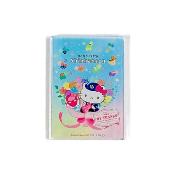 Hello Kitty Shinkansen Captain Acrylic Magnet