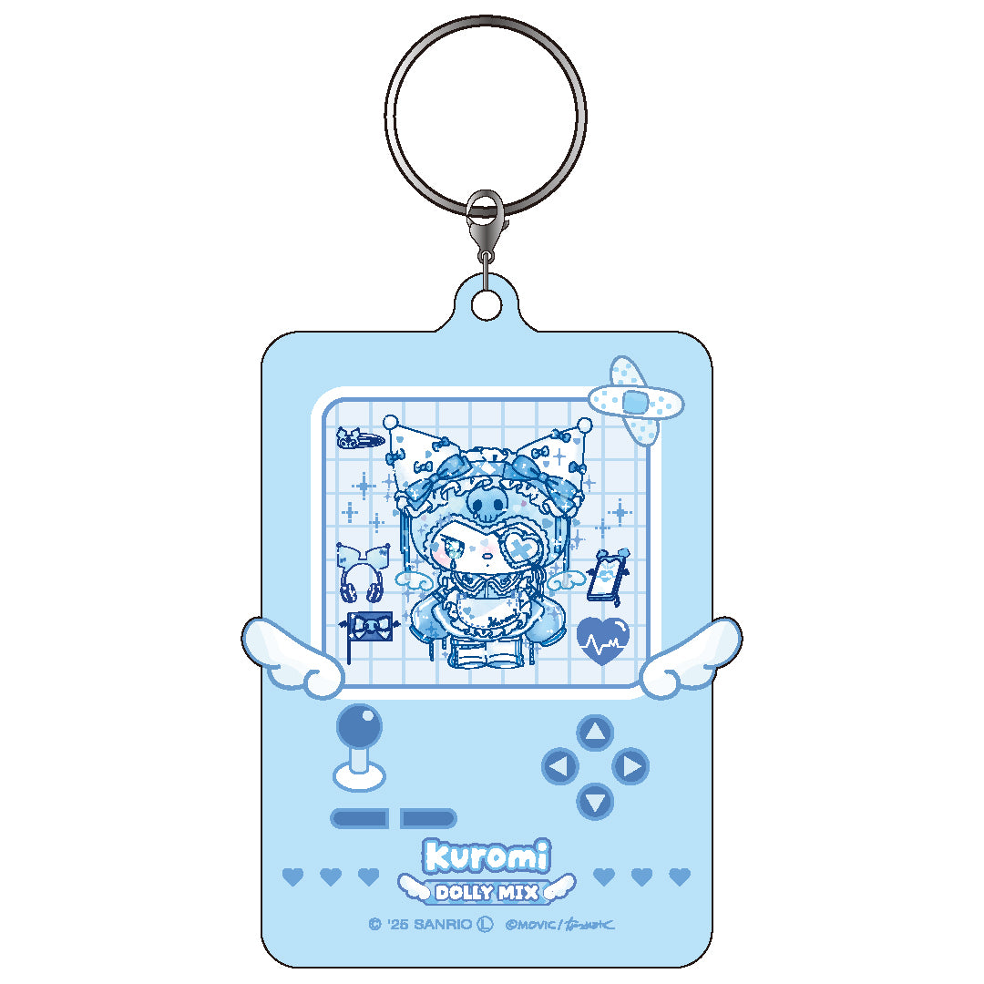 Kuromi Dolly Mix Game Console Style Acrylic Keychain