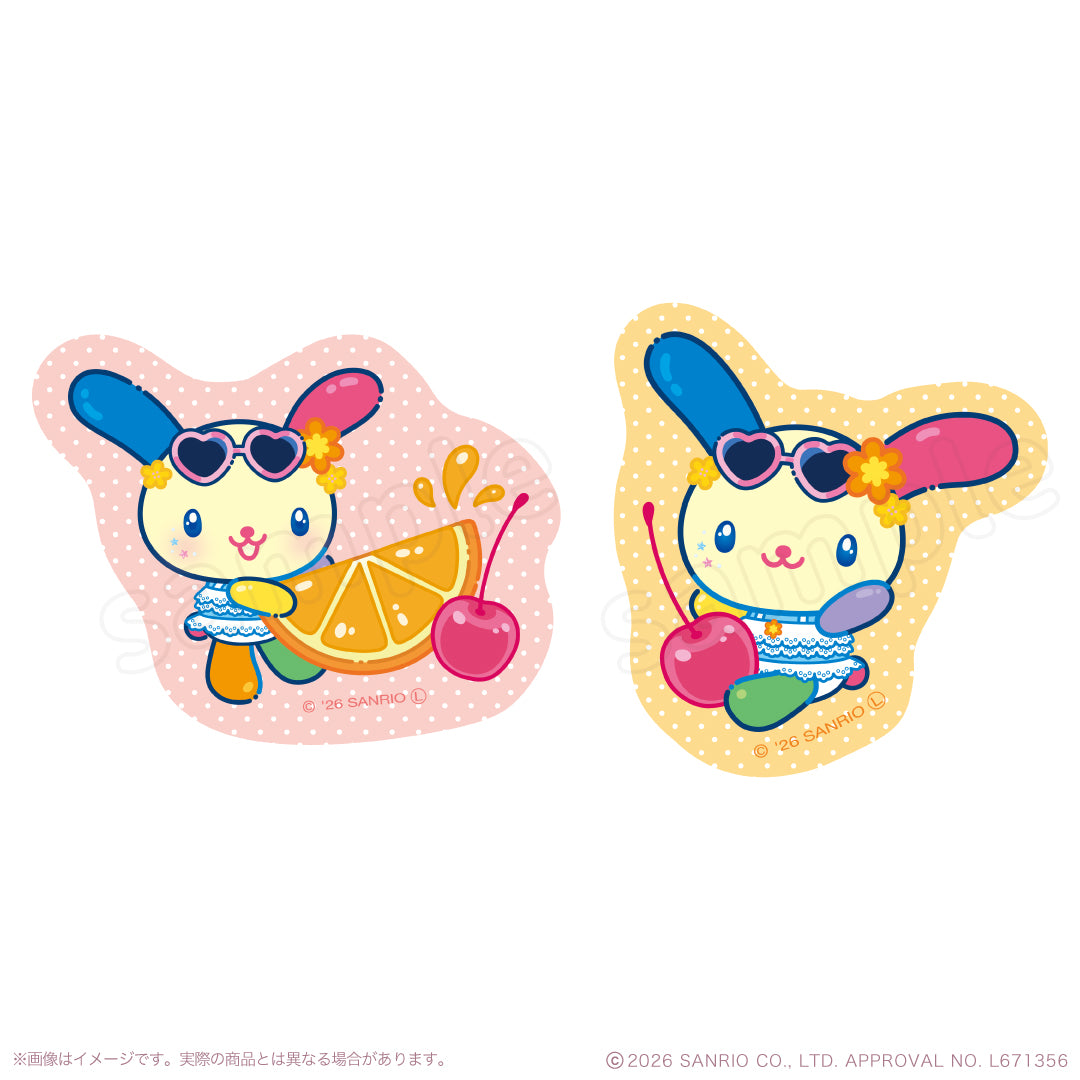 Usahana Poppin' Fruit Acrylic Sticker Set B