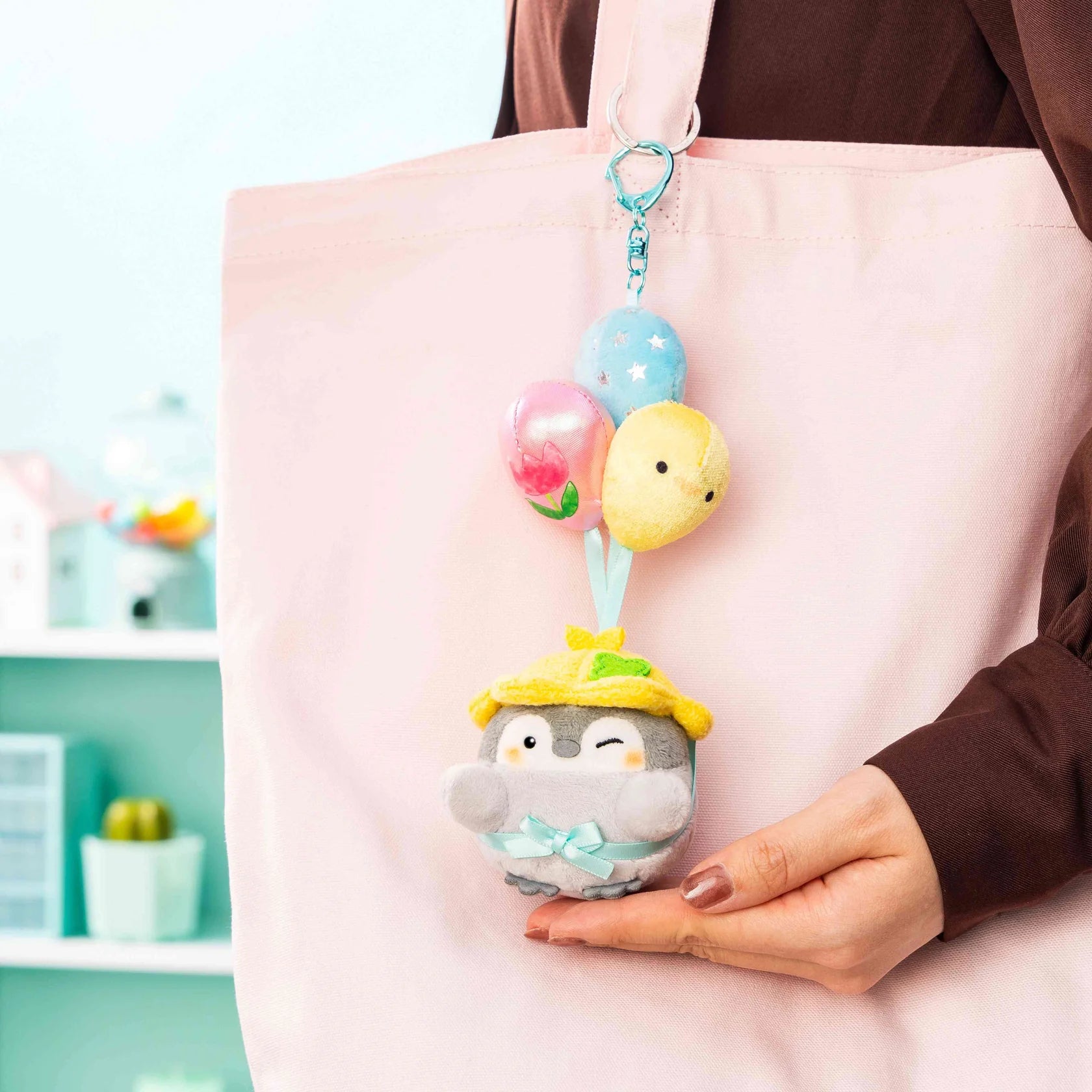 Koupenchan Leaf Hat Balloon Floating Outing Plush Mascot