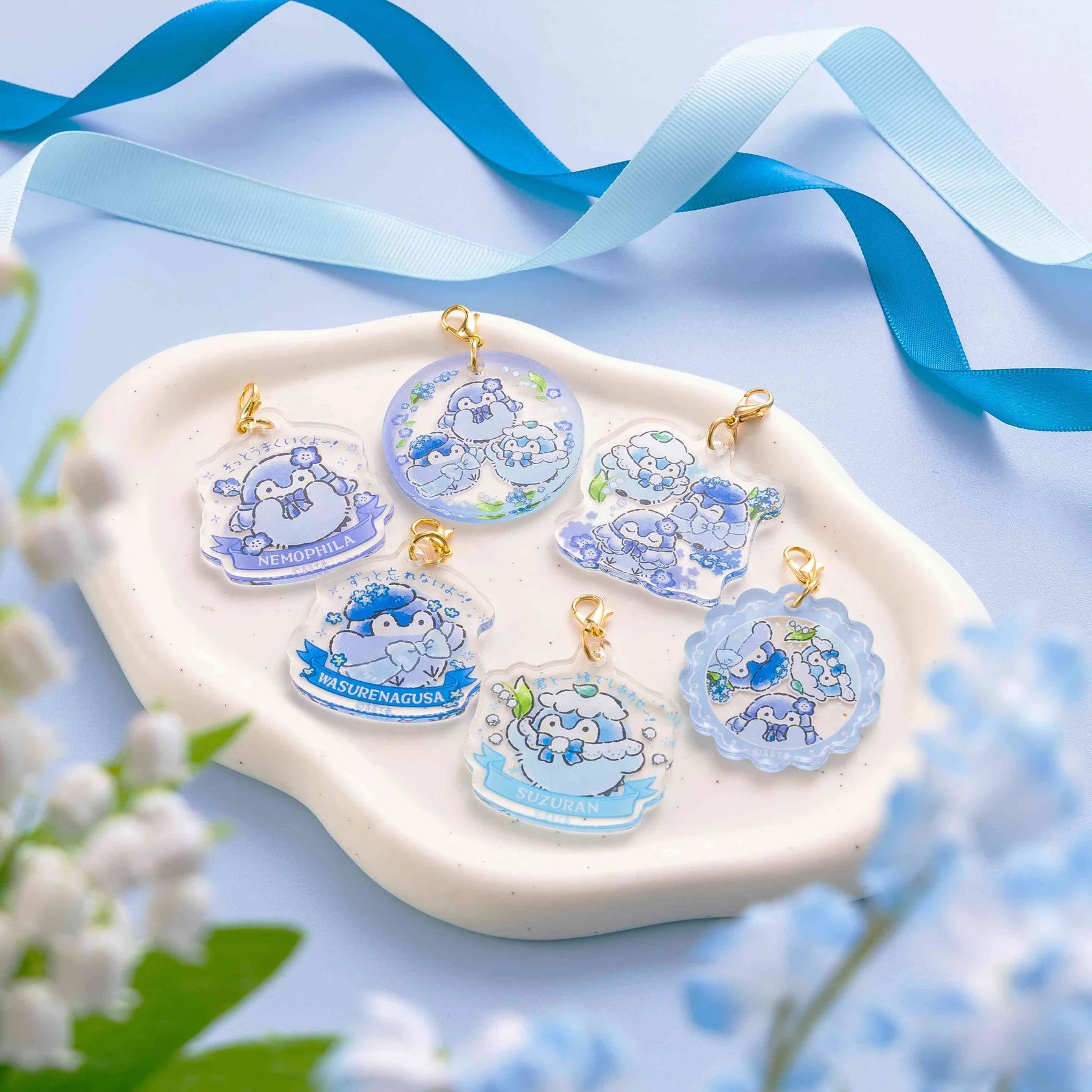Koupenchan Hanamaru Sorairo Bouquet Trading Acrylic Charms Blind Box