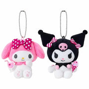 [AEON Exclusive] My Melody & Kuromi Plush Mascot Set