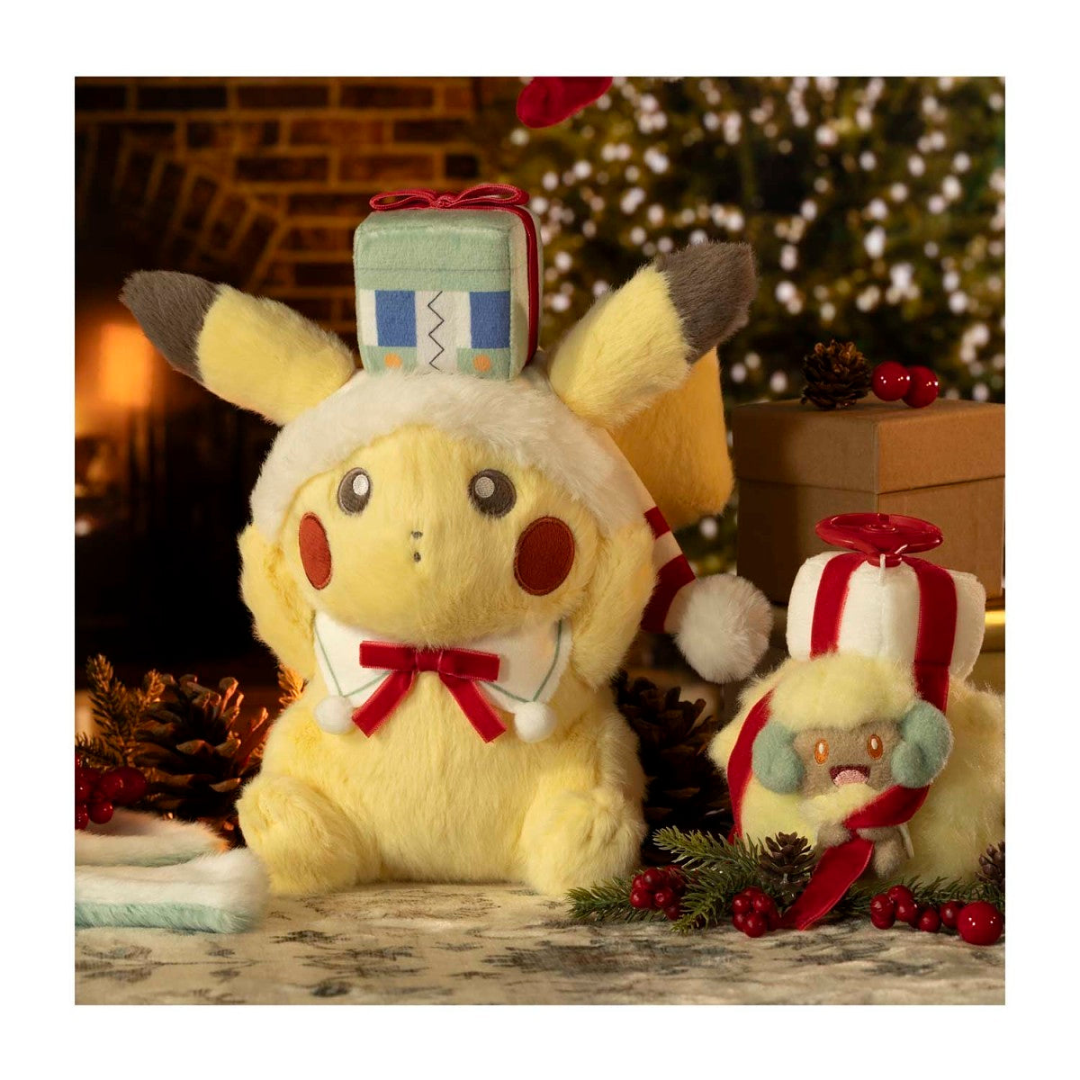 Pokemon Pikachu Christmas Plush