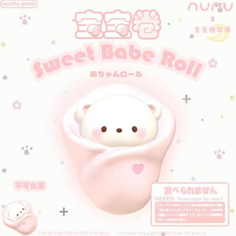 Nunu Sweet Babe Bear Roll Squishy