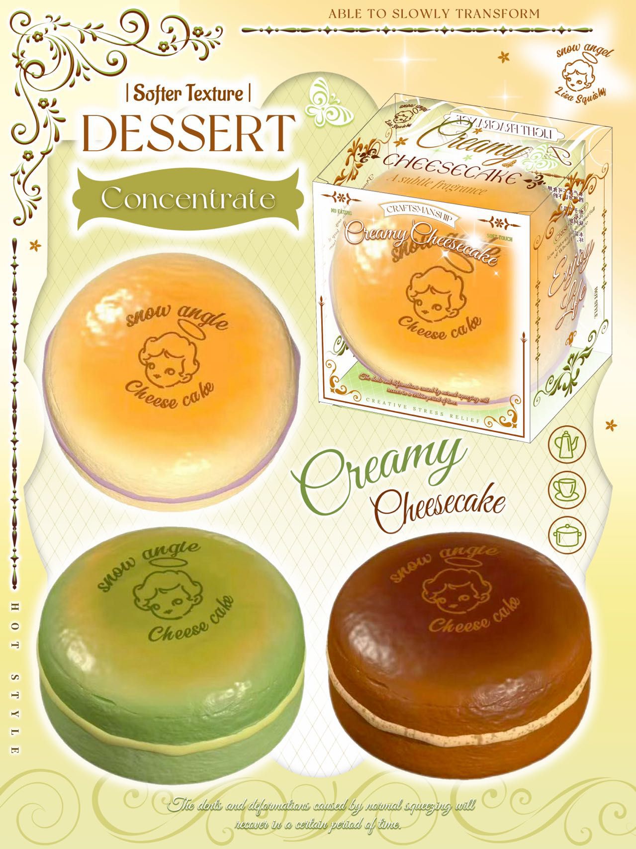 Lisa Cheesecake Squishy