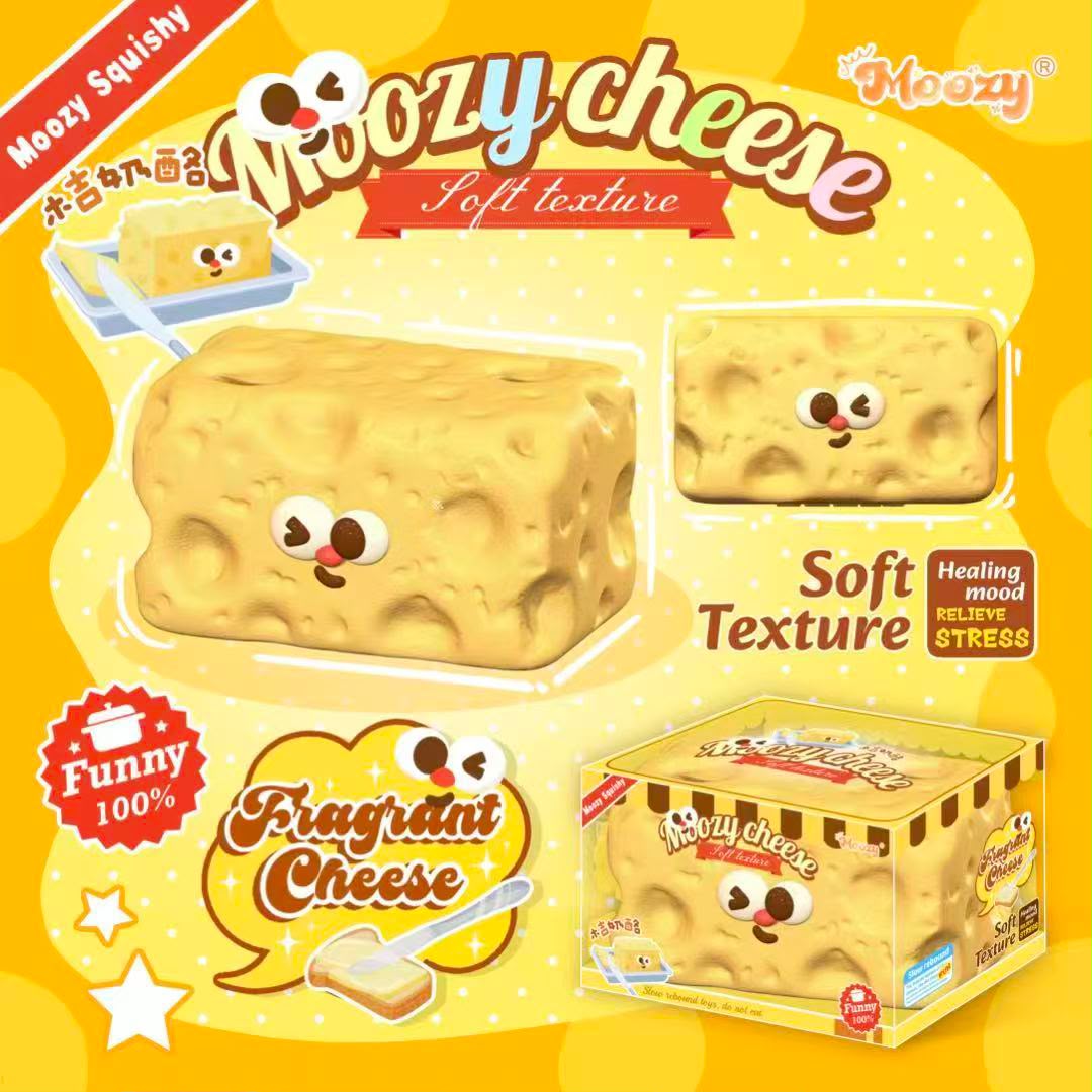 Moozy Cheese Squishy