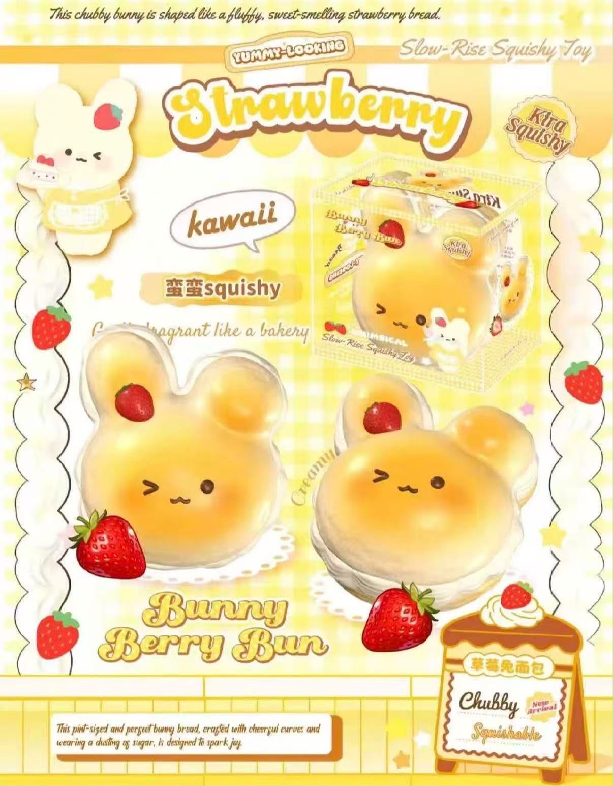 Lisa Kira Bunny Berry Bun Squishy