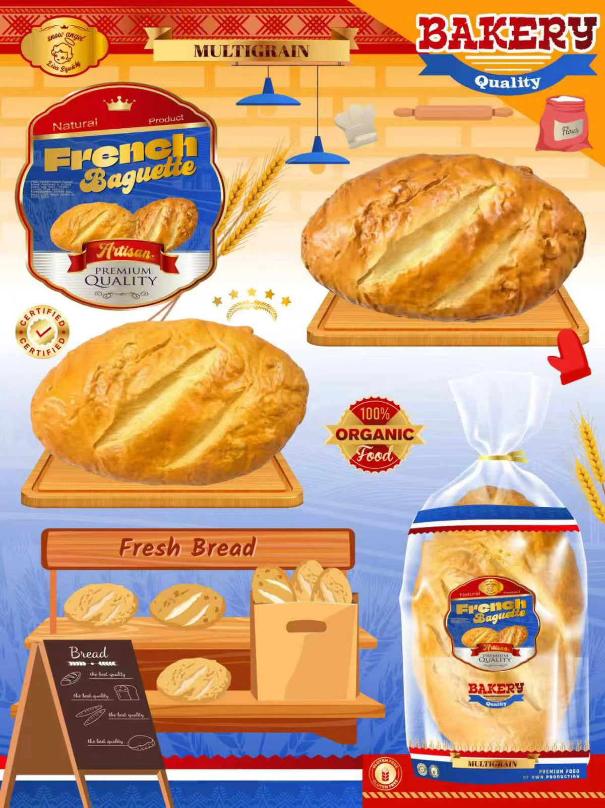 Lisa French Baguette Squishy