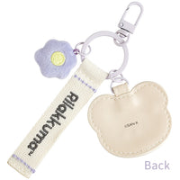 "Basic Rilakkuma Flower" Patch Keychain [Rilakkuma]
