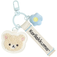 "Basic Rilakkuma Flower" Patch Keychain [Korilakkuma]
