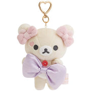 Korilakkuma "Makeup" Double Ribbon Plush Mascot