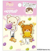 Rilakkuma Pure Gummy Hair Clip Set