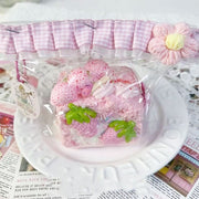 Taba Creamy Pink Strawberry Toast Squishy