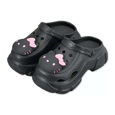 Black Hello Kitty EVA Sandals