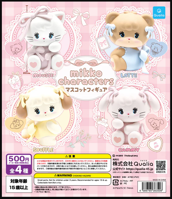 Mikko Characters Mascot Figure Gachapon