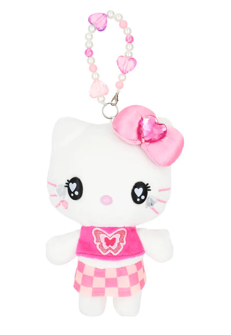 Universal Studios Japan - Hello Kitty Plush Mascot with Beaded Strap